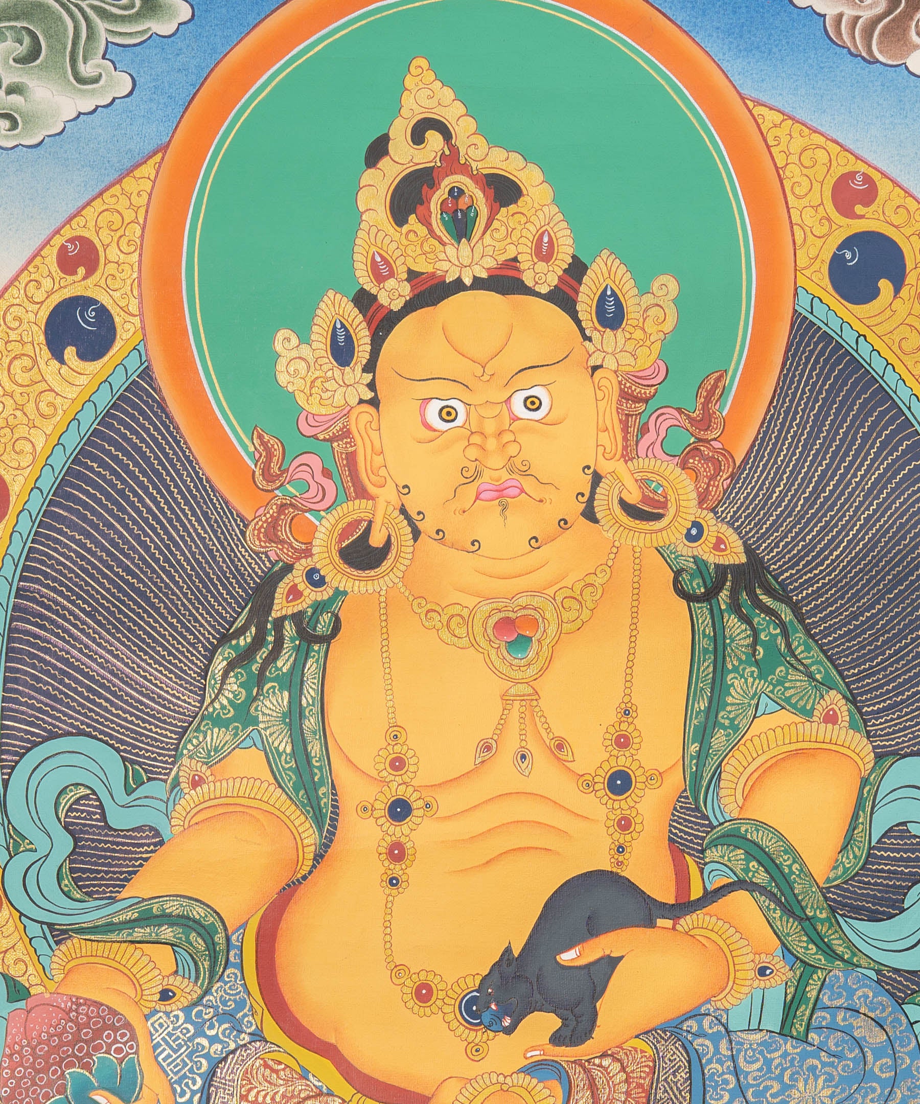 Zambala Thangka Painting