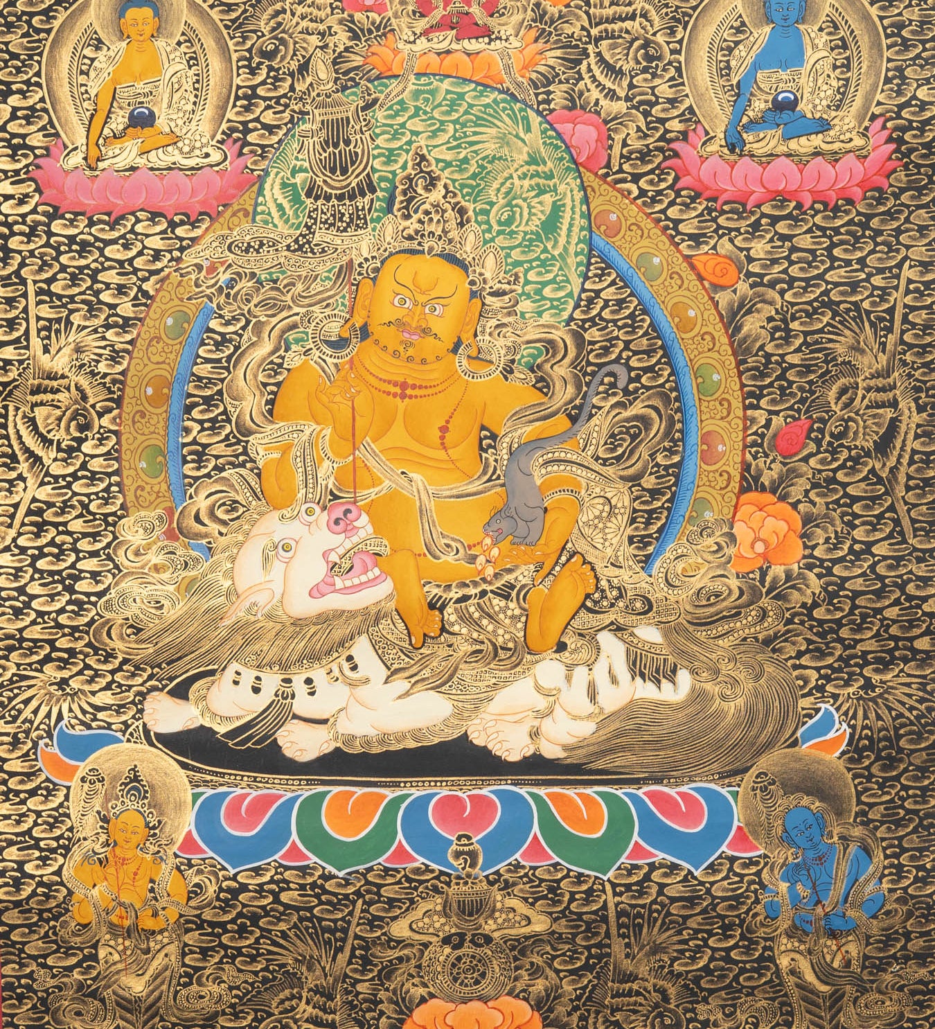 Zambala Thangka - Handpainted Art