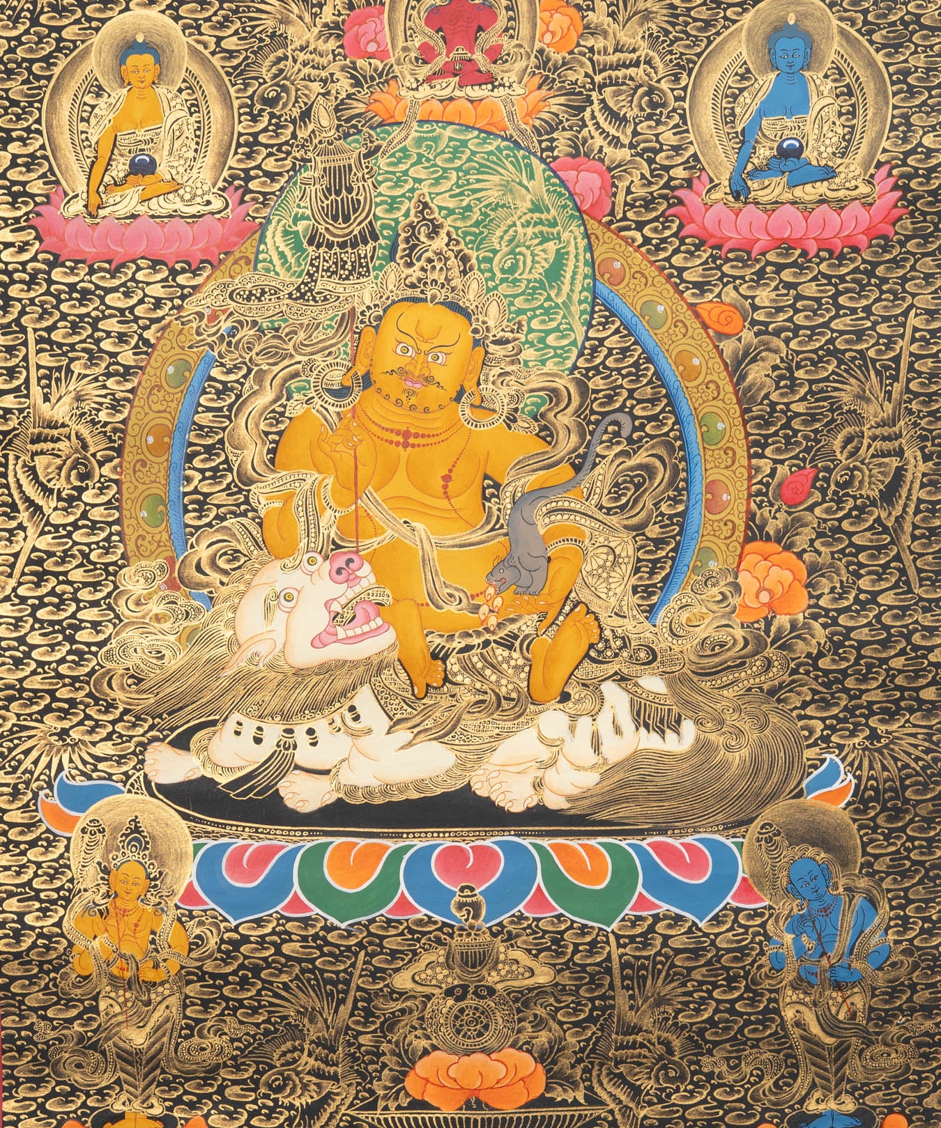 Zambala Thangka - Handpainted Art