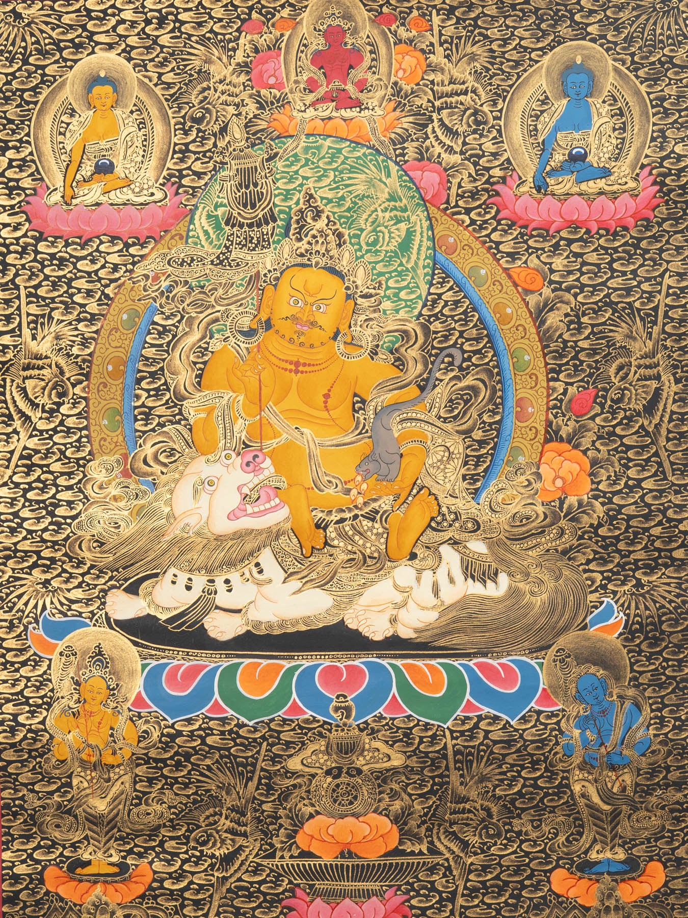 Zambala Thangka - Handpainted Art