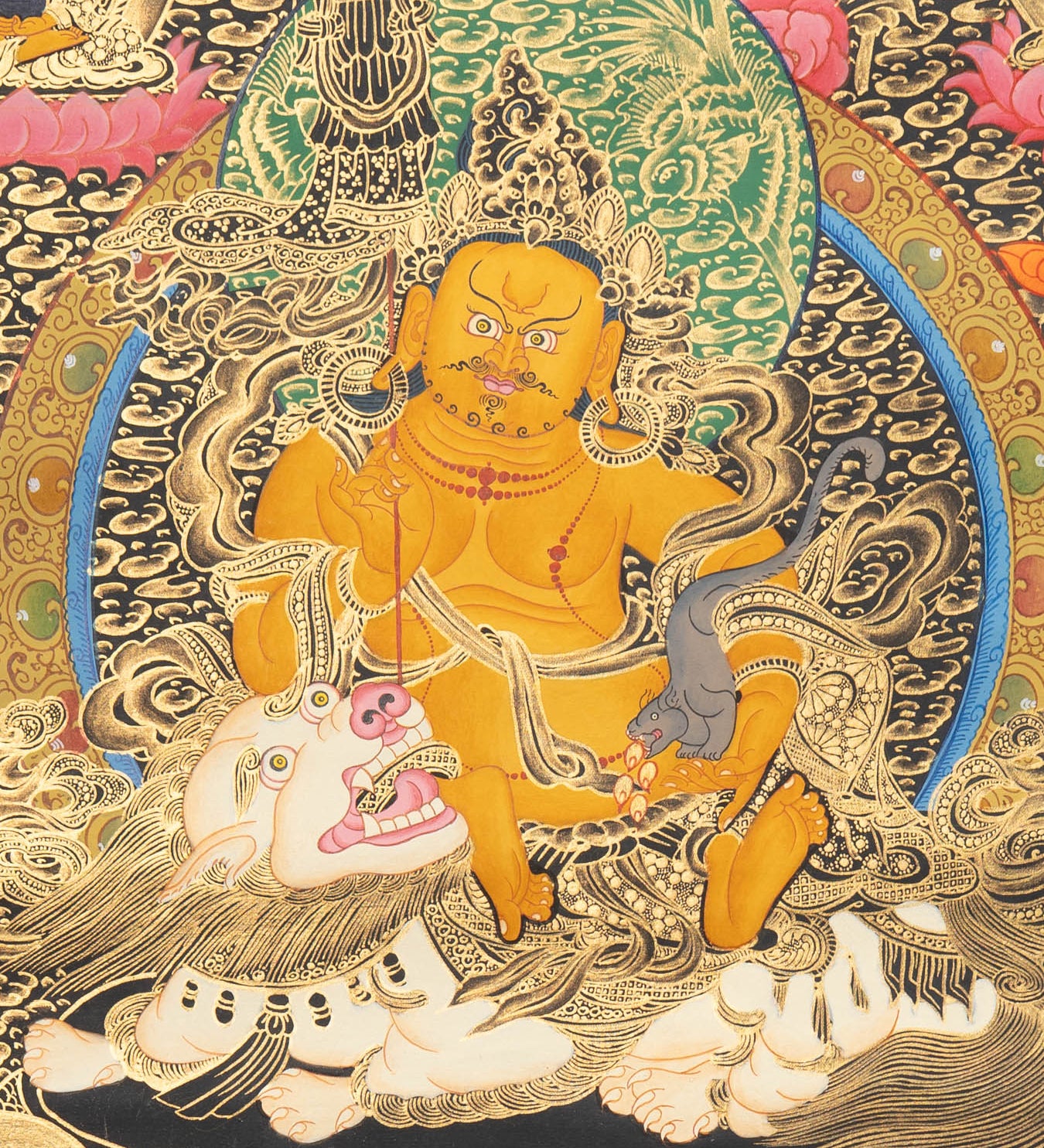 Zambala Thangka - Handpainted Art