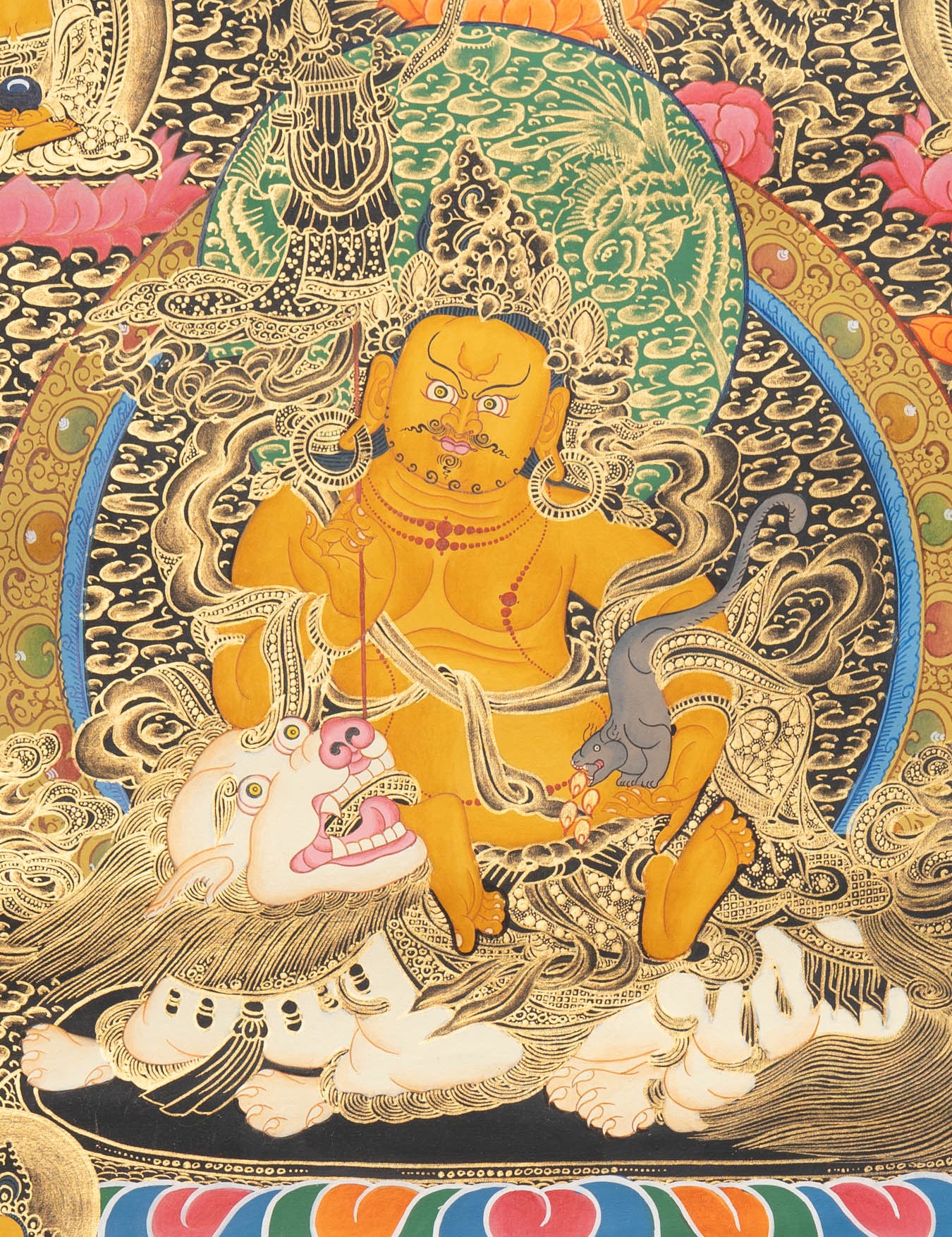 Zambala Thangka - Handpainted Art