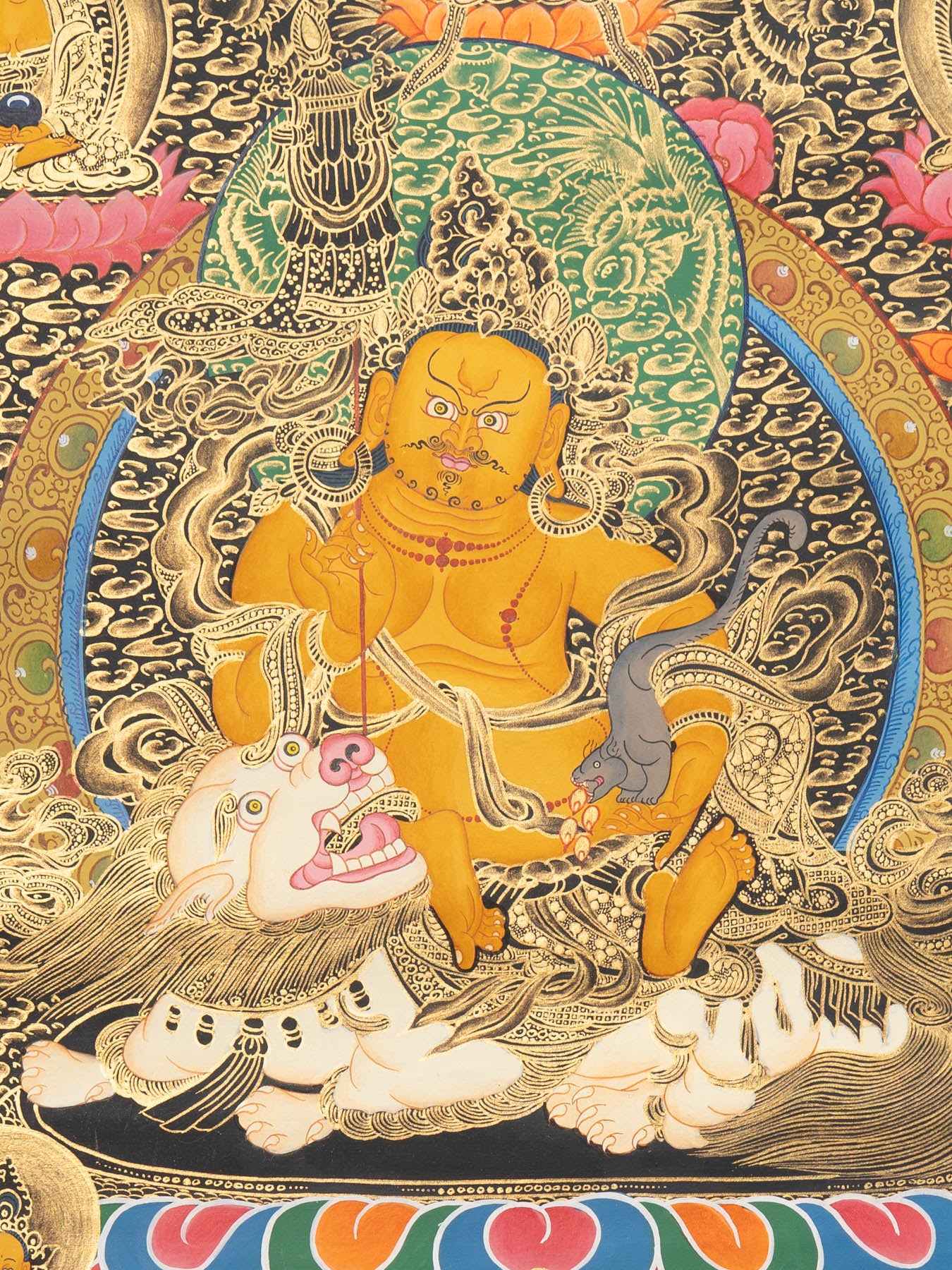 Zambala Thangka - Handpainted Art