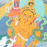 Hand Painted Zambala Thangka Painting