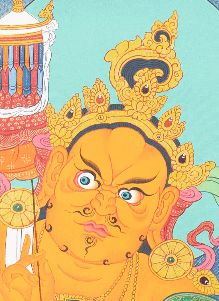 Hand Painted Zambala Thangka Painting