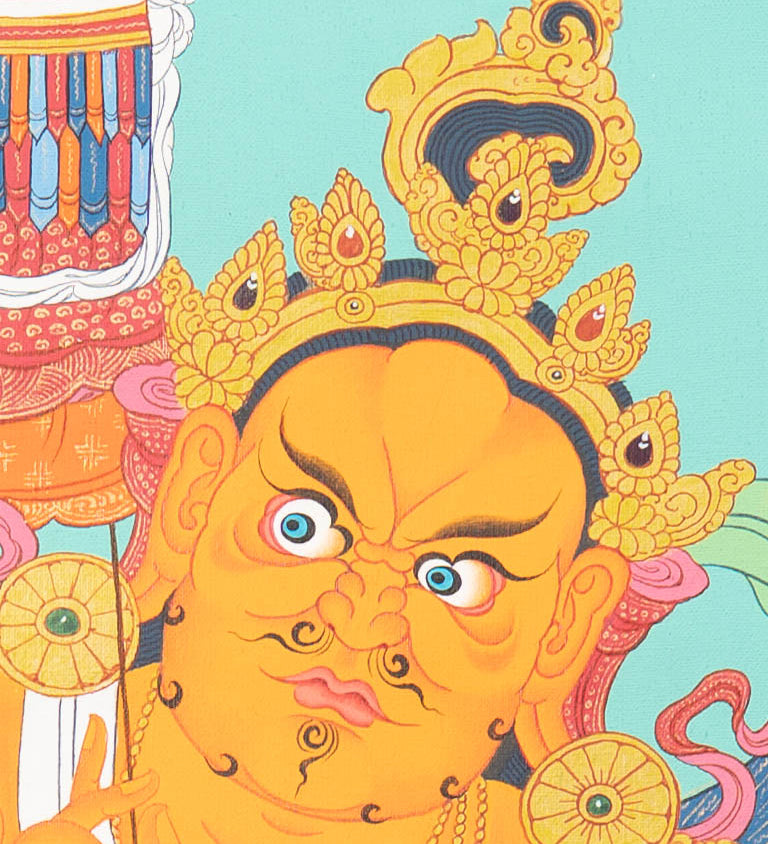 Hand Painted Zambala Thangka Painting