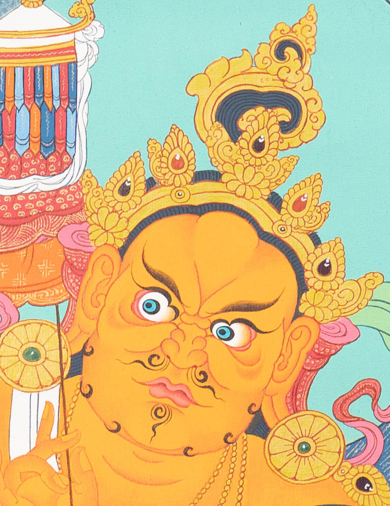 Hand Painted Zambala Thangka Painting