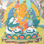 Hand Painted Zambala Thangka Painting