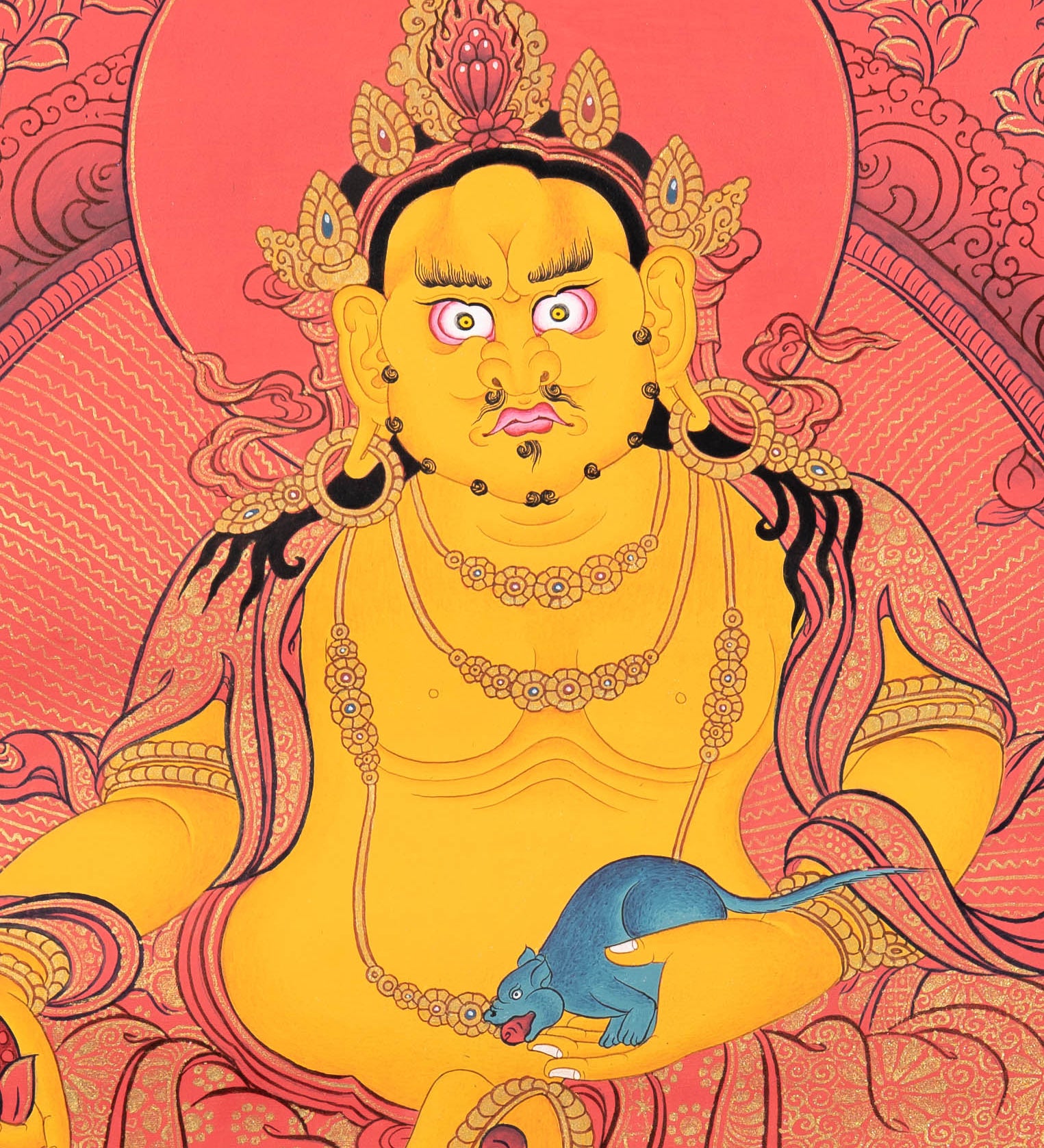 Zambala Thangka - Handpainted Tibetan Painting