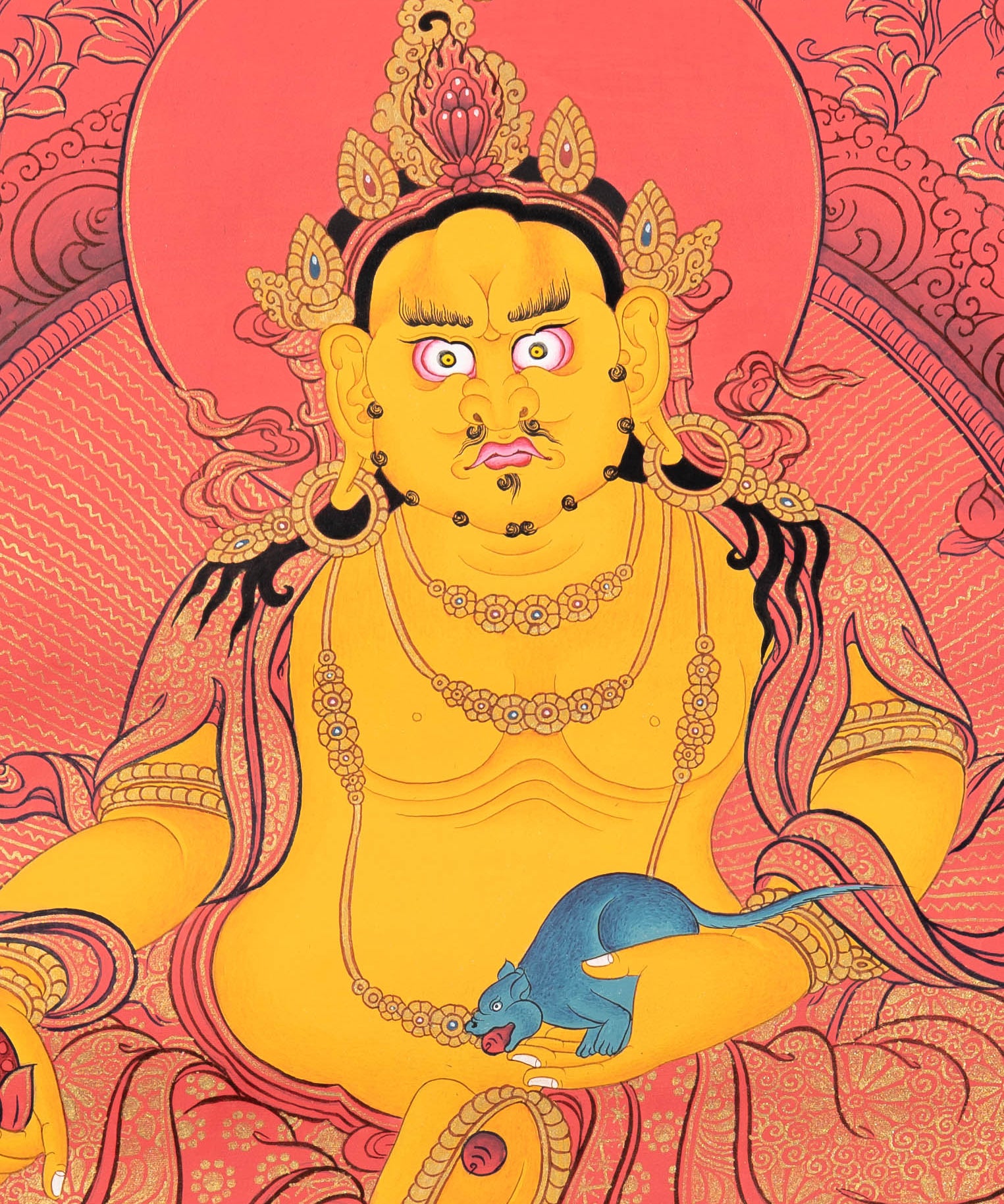 Zambala Thangka - Handpainted Tibetan Painting