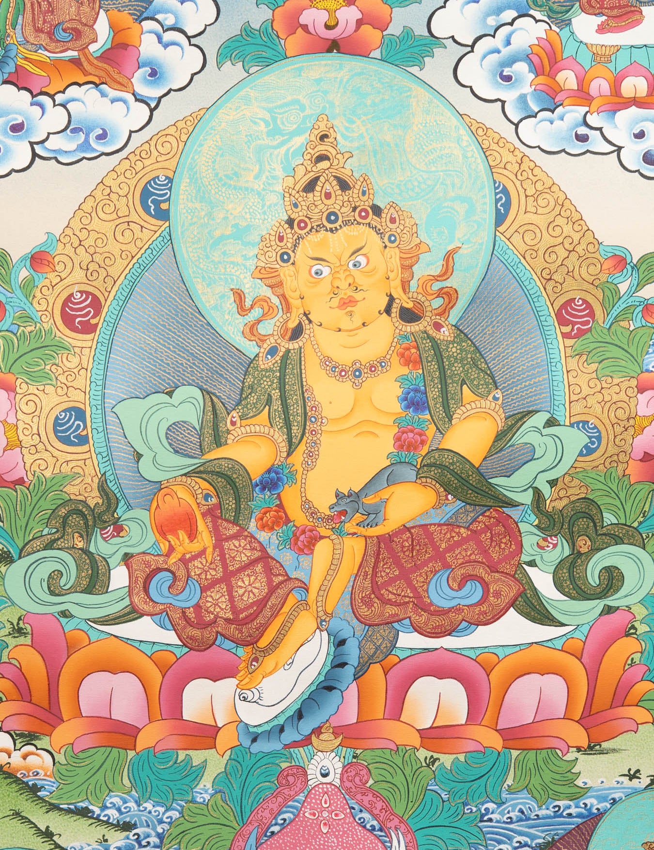 Zambala Thangka - Tibetan Painting