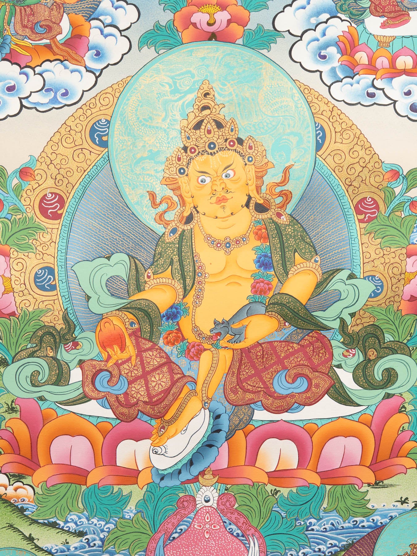 Zambala Thangka - Tibetan Painting