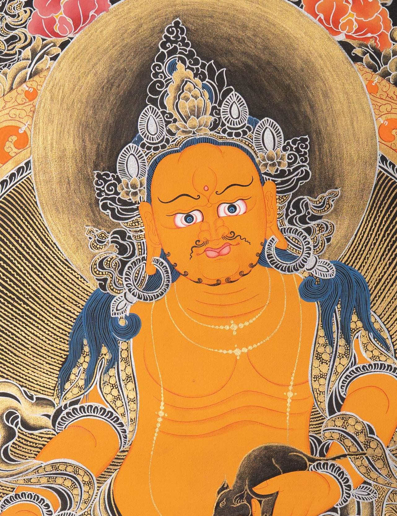 Zambala Thangka Painting - Tibetan art