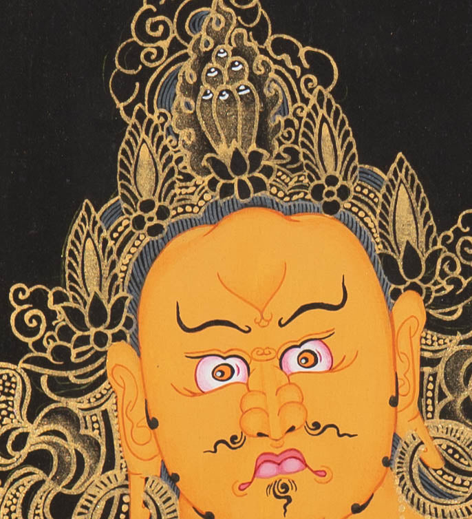 Handpainted Zambala Thangka - Tibetan Art