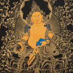 Handpainted Zambala Thangka - Tibetan Art
