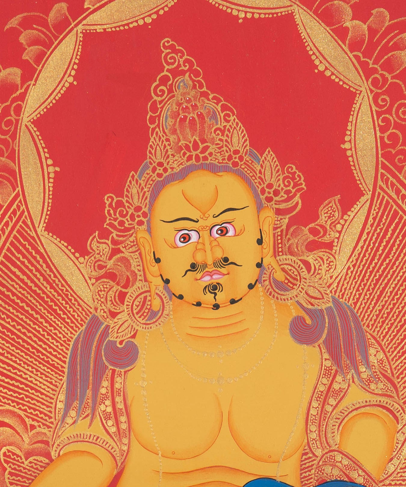 Zambala Thangka Painting - Tibetan Painting