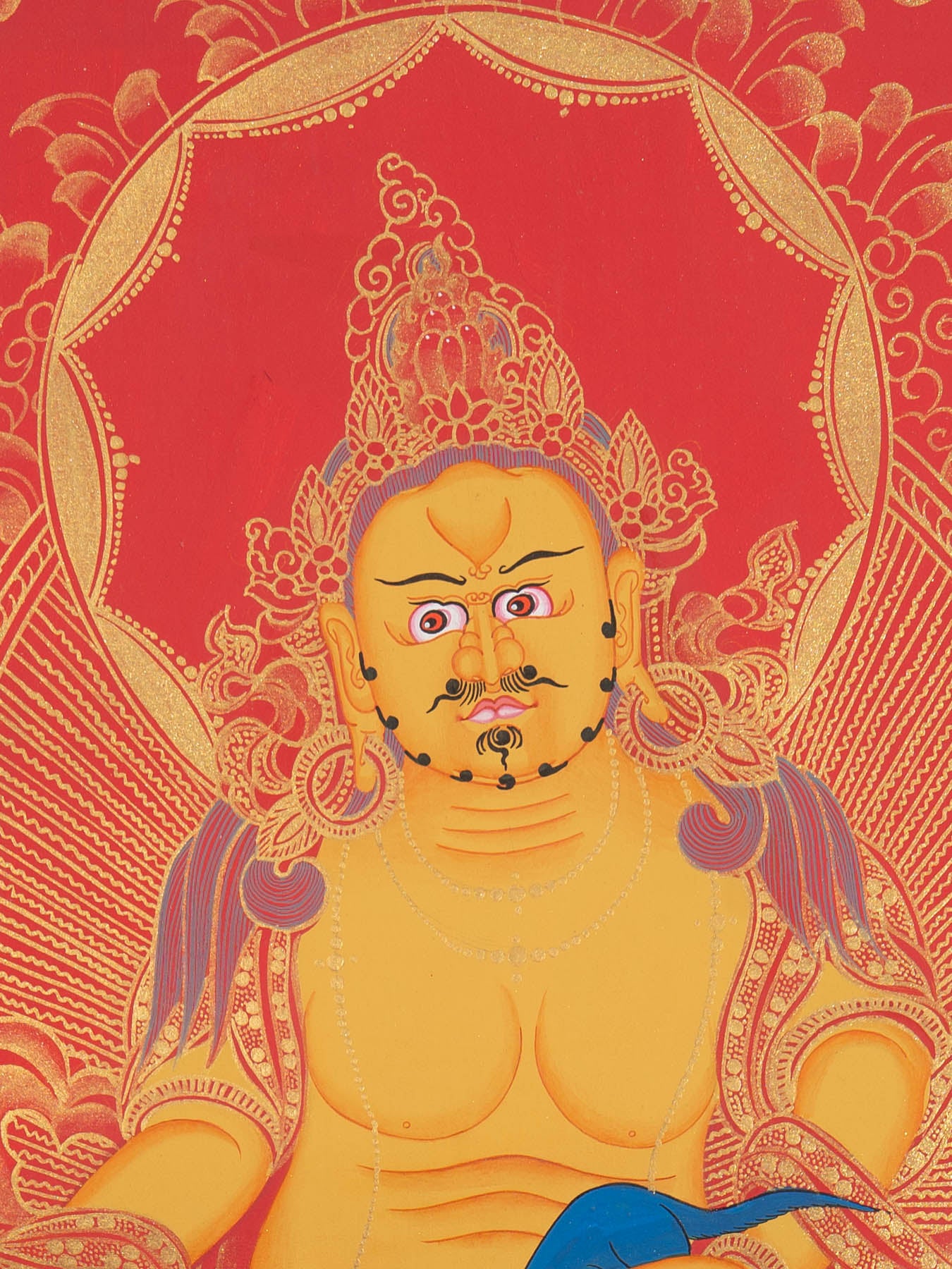 Zambala Thangka Painting - Tibetan Painting