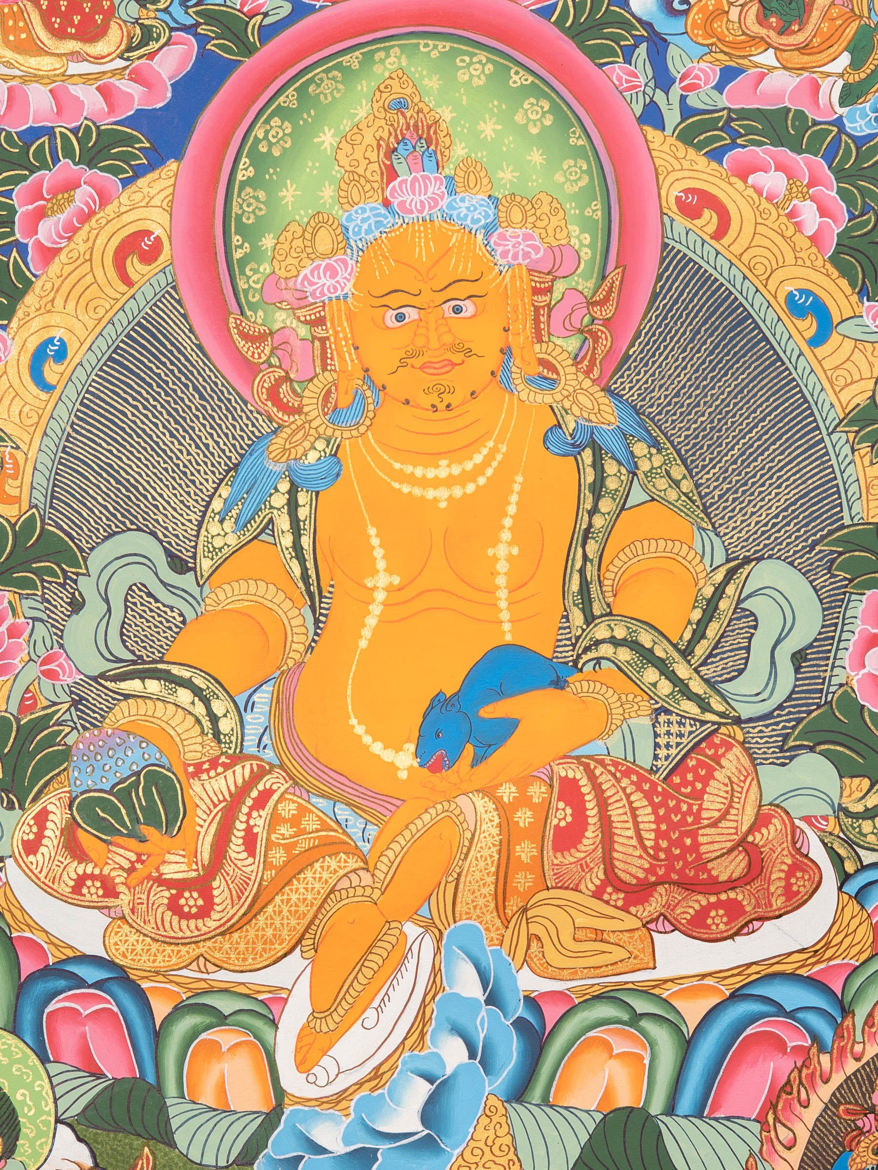 Zambala Thangka Painting - Tibetan Art