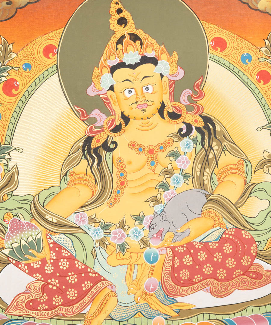 Zambala Thangka - Handpainted Tibetan Art