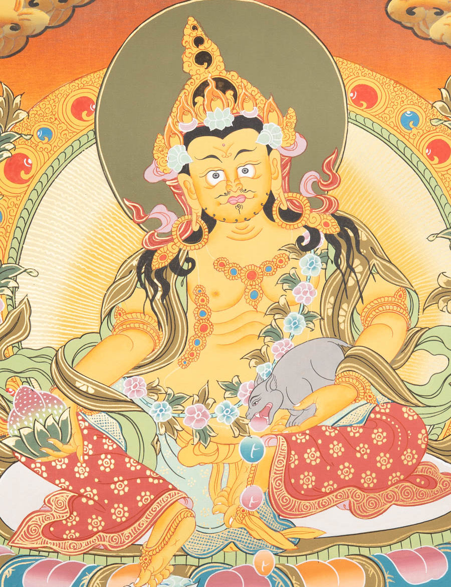 Zambala Thangka - Handpainted Tibetan Art