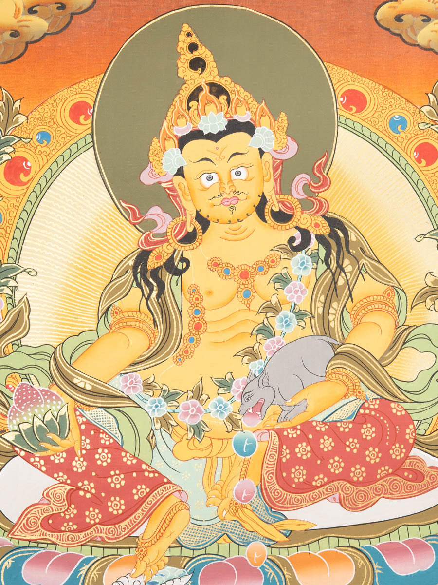 Zambala Thangka - Handpainted Tibetan Art