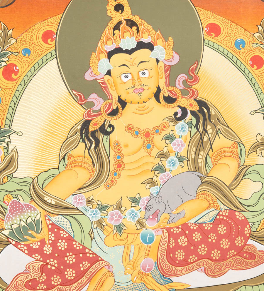 Zambala Thangka - Handpainted Tibetan Art
