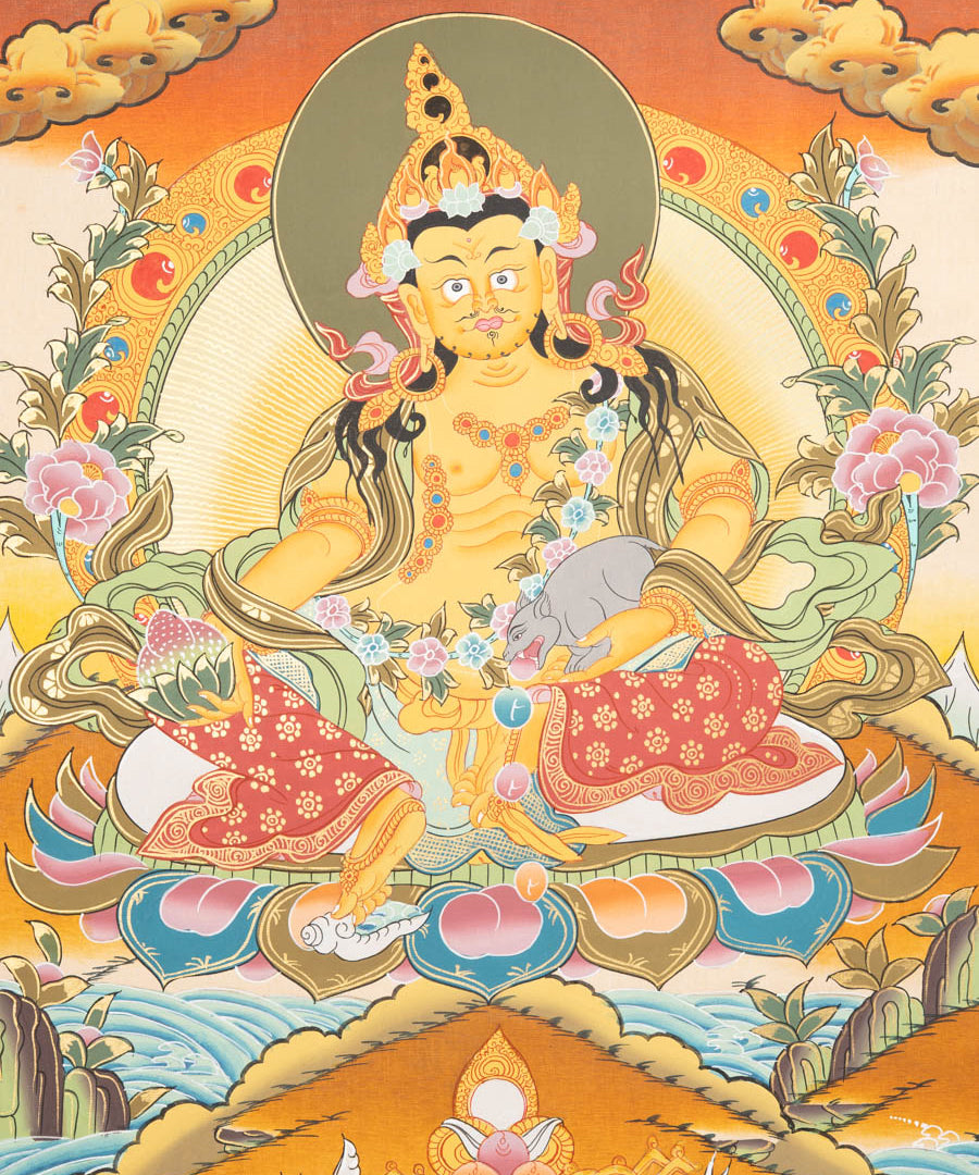 Zambala Thangka - Handpainted Tibetan Art