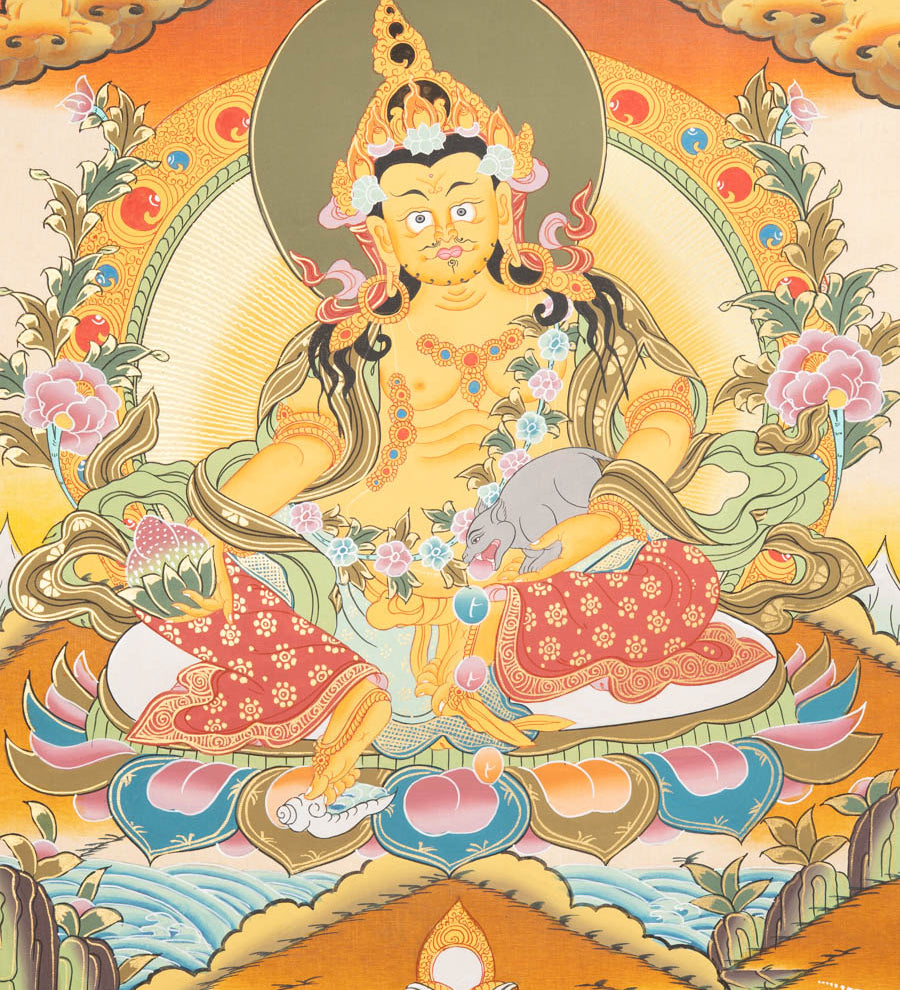 Zambala Thangka - Handpainted Tibetan Art