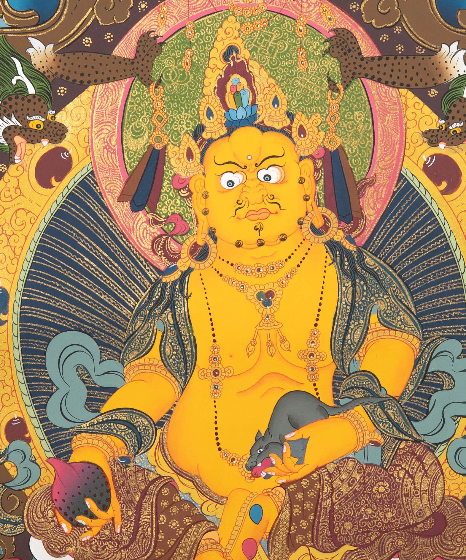 Zambala Thangka Painting