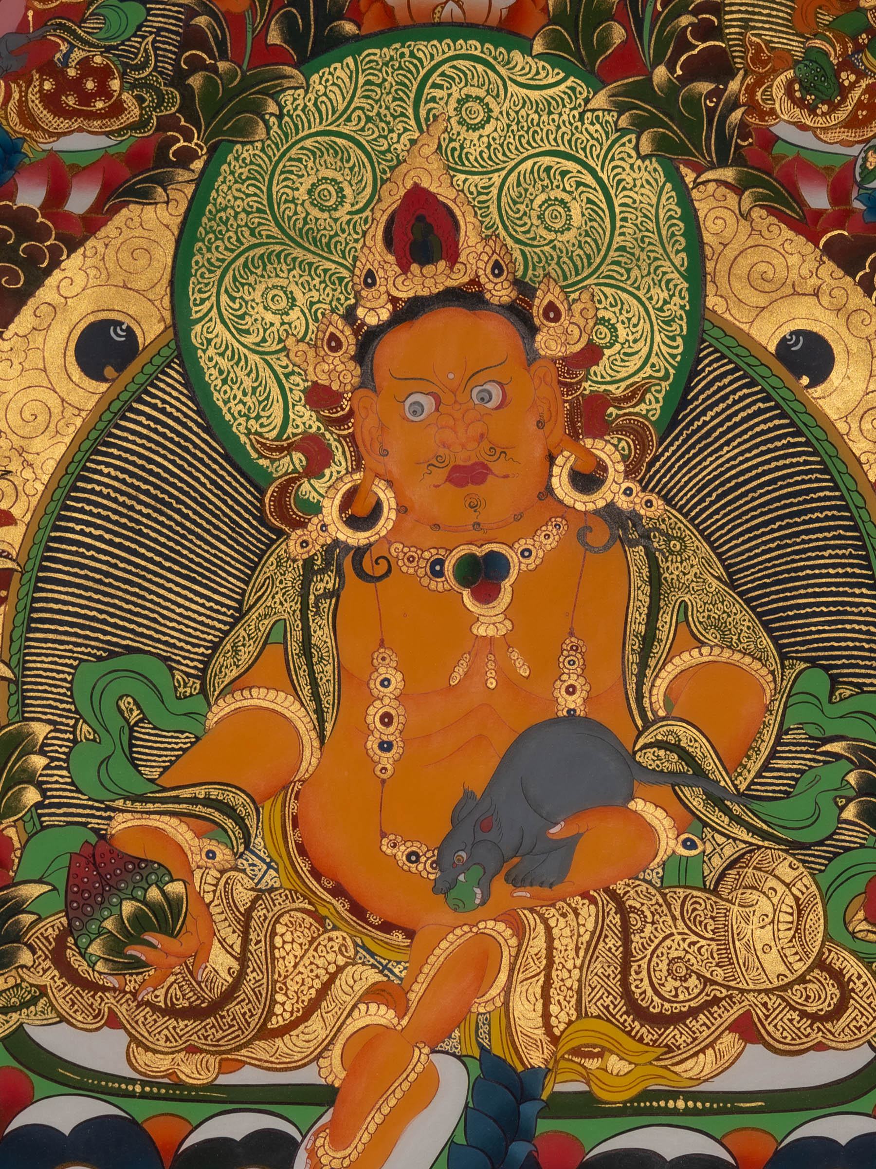 Zambala Thangka - Handpainted Art