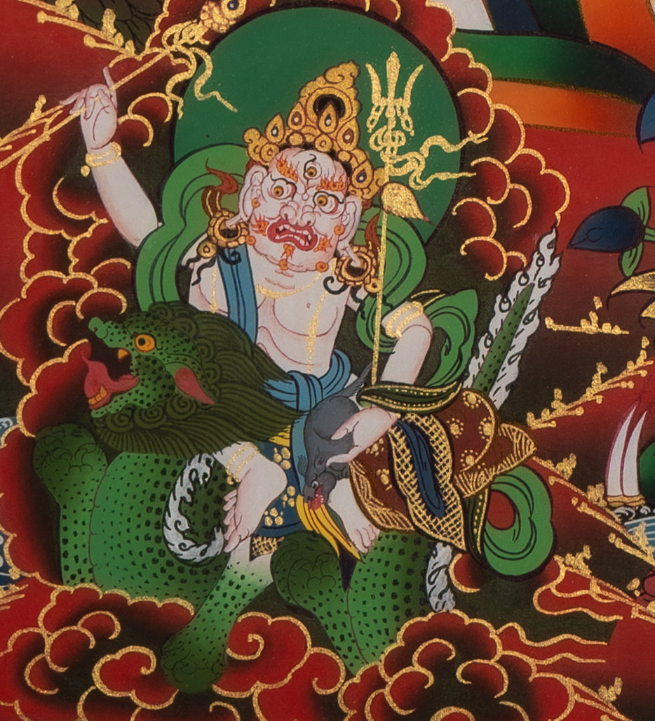 Zambala Thangka - Handpainted Art