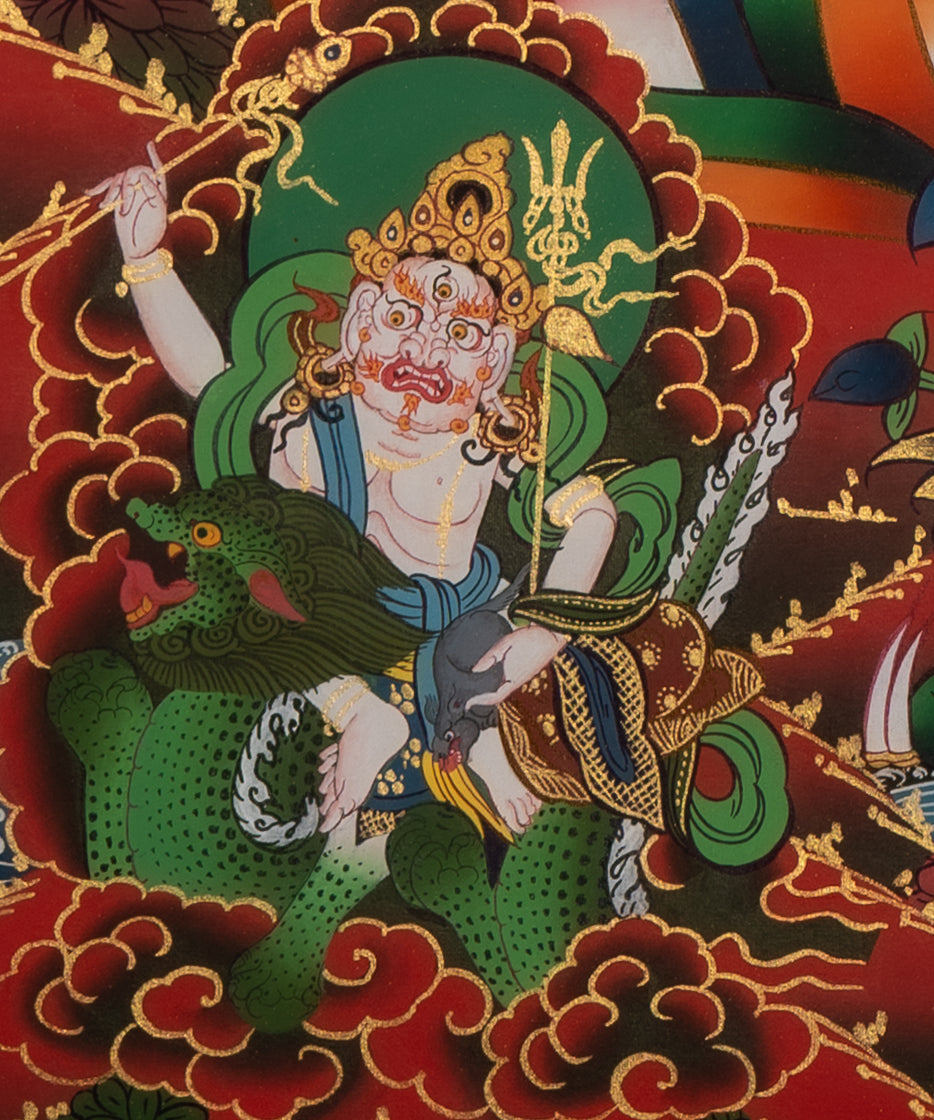 Zambala Thangka - Handpainted Art