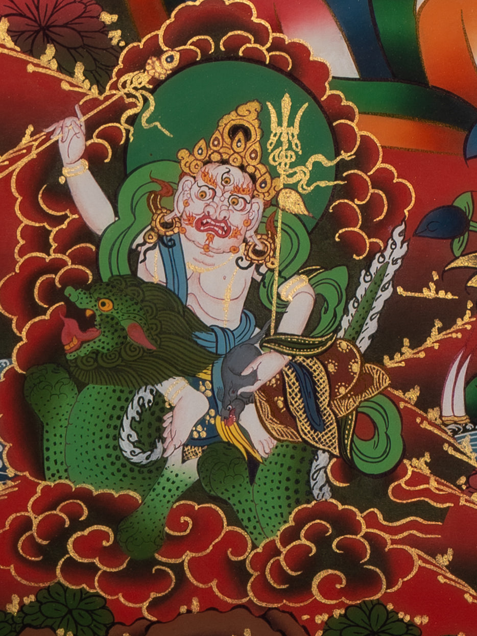 Zambala Thangka - Handpainted Art