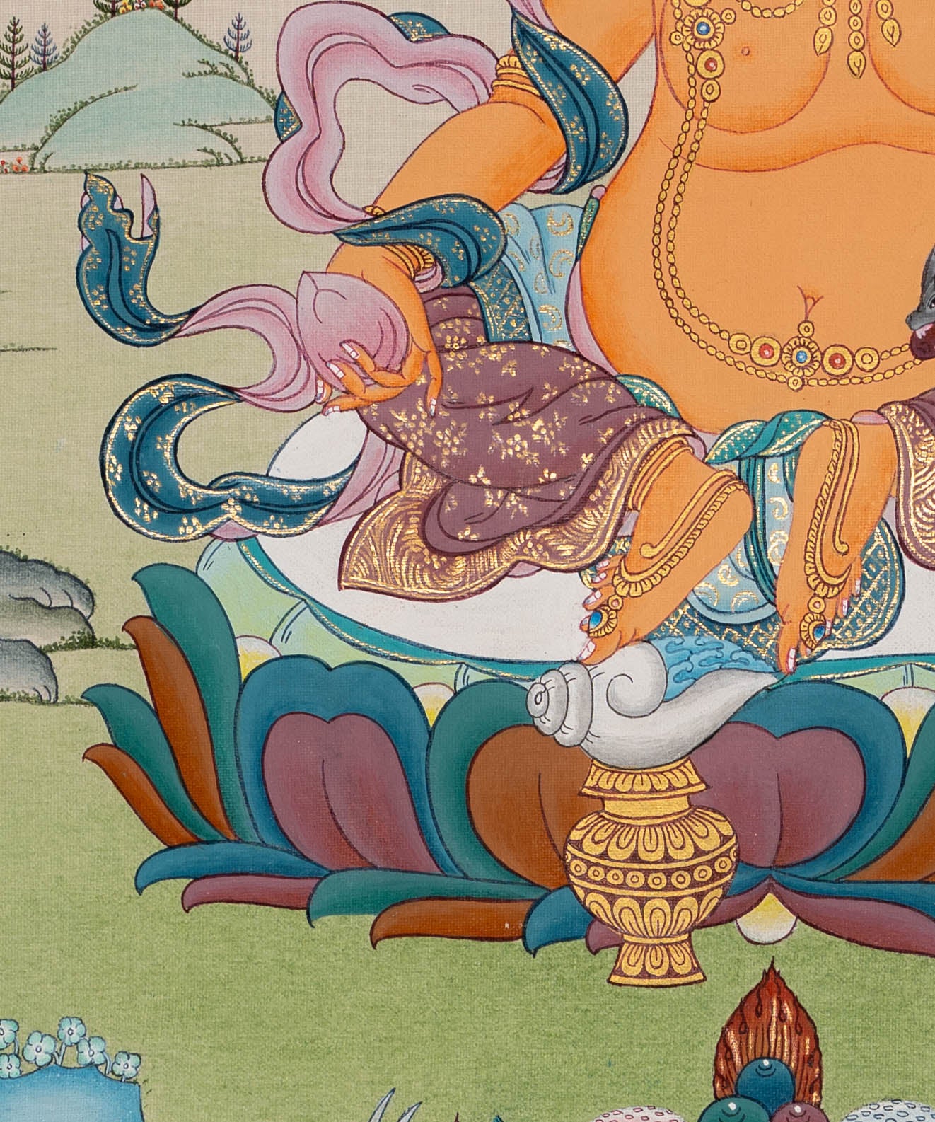 Zambala Thangka - Sacred Painting