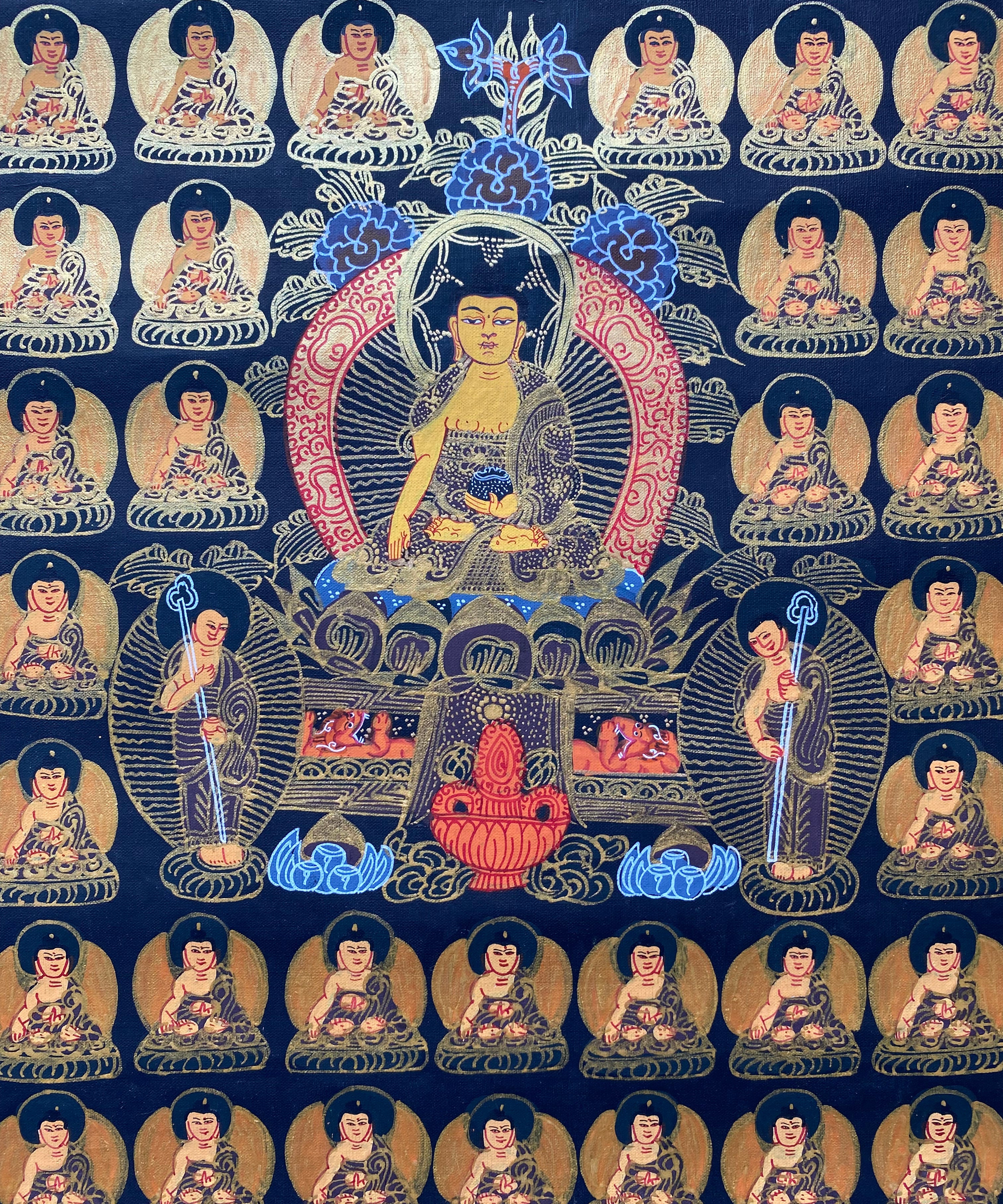 65 Buddha Thangka Painting