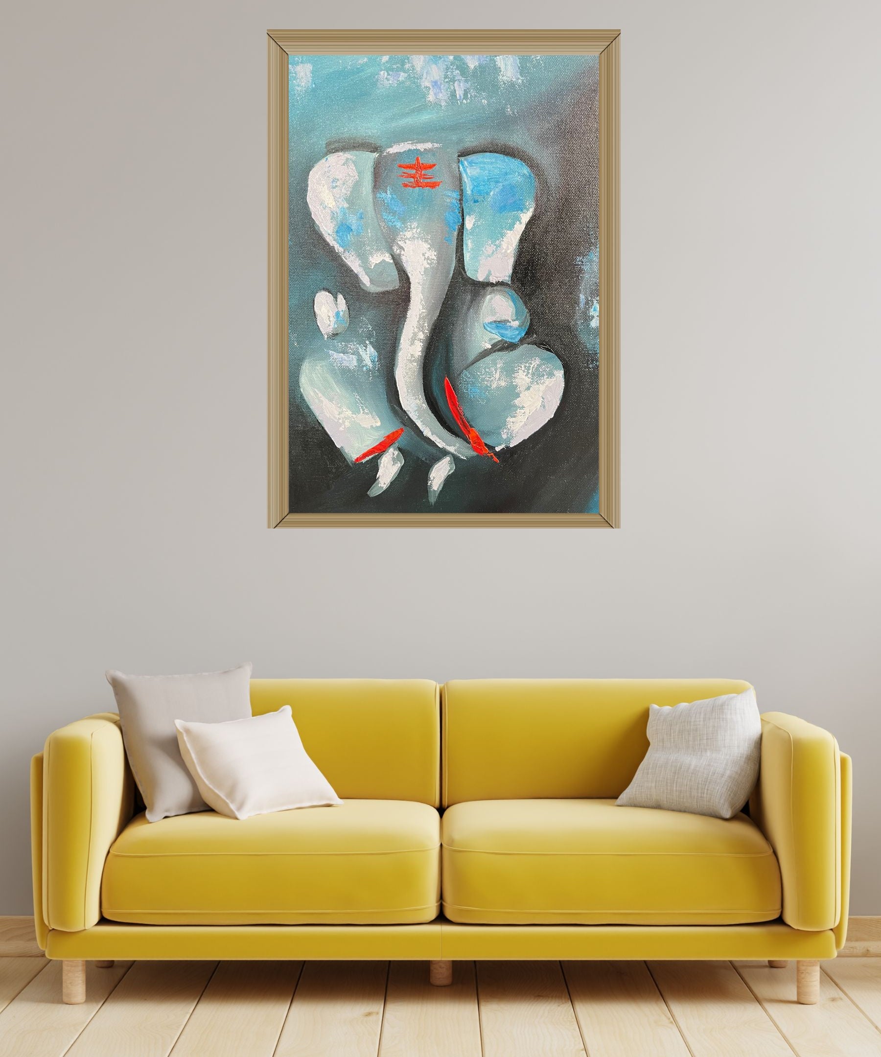 Oil Painting of Lord Ganesh