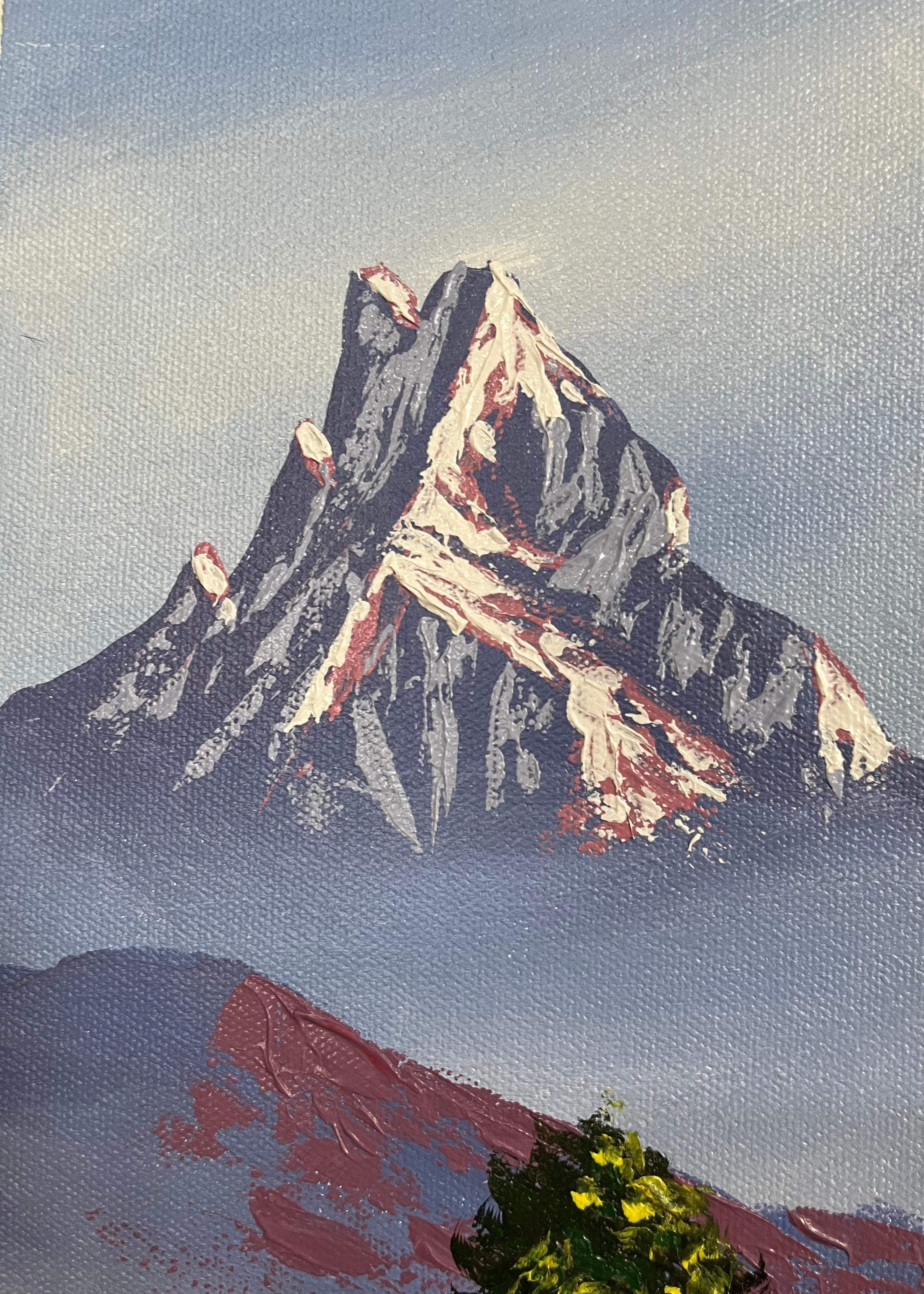 Oil Painting of Mt Machapuchre