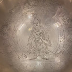 White Tara Engraved Singing Bowl  -Sacred Sound Healing 