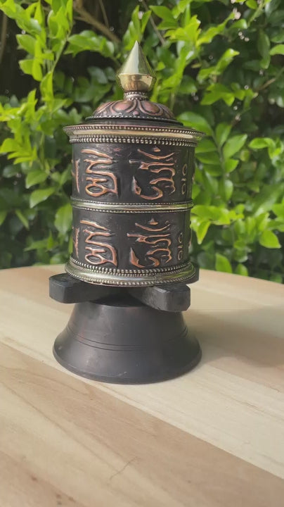 Mantra Prayer Wheel for purification of negative karma.