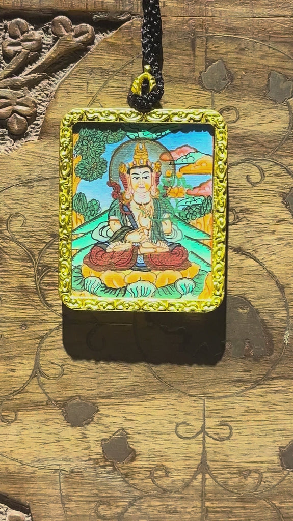 Fushen Fusa Ghau Thangka Tibetan protective deity miniature artwork from Nepal