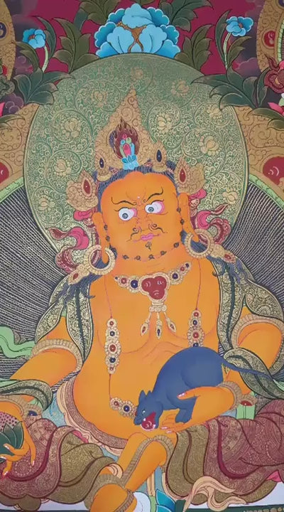 sacred zambhala buddhist thangka art for meditation room