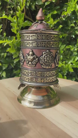 Prayer wheel for Spiritual Connection, Blessings and Well-being.
