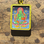 Green Tara compassion deity thangka traditional Himalayan art