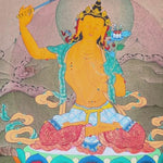 manjushri thangka painting buddhist wisdom artwork