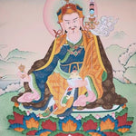 sacred himalayan guru rinpoche thangka painting