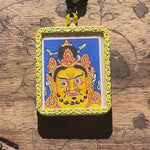 Zambala Ghau Thangka Tibetan wealth deity miniature artwork from Nepal