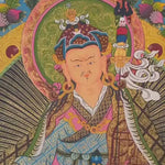 guru rinpoche thangka painting handmade in nepal