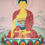 sacred himalayan shakyamuni buddha painting
