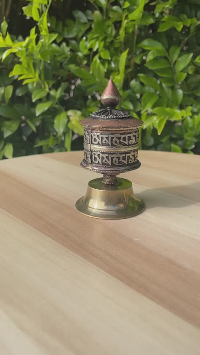 Tibetan Mantra Prayer Wheel