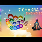 7 Colourful Singing Bowl Chakra Set - Himalayas Shop